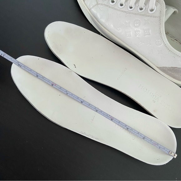 Louis Vuitton LV Monogram Low Top Leather Sneakers - Picture 10 of 11